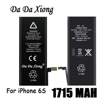 10 шт. аккумулятор Da Xiong для iPhone 6S 6GS 1715 мАч, замена реальной емкости