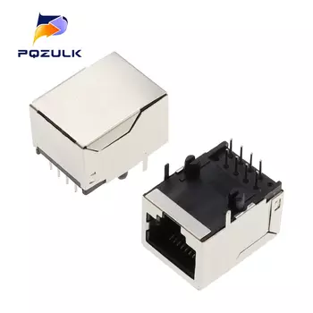 10 шт. экранированные разъемы RJ45 PQZULK RJ45 21MM