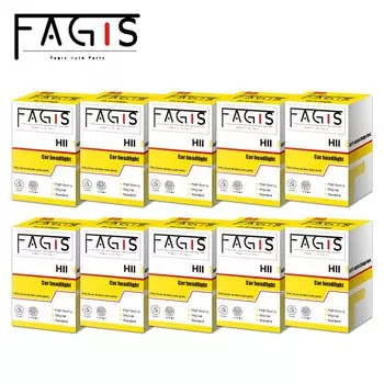 10 шт., автомобильные галогенные лампы H8 H9 H11 H16 12 В 19 Вт/35 Вт/55 Вт 3350 к