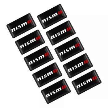 10 шт., автомобильные наклейки на руль для Nissan Nismo Tiida Teana GTR Juke Note Versa Almera