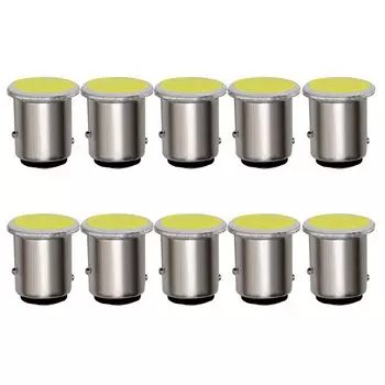 10 шт. автомобильные светодиодные лампы COB P21W 1156 BA15S указатель поворота P21/5W BAY15 D1157 задние стоп-сигналы стояночного тормоза 12 В 6000 К белый