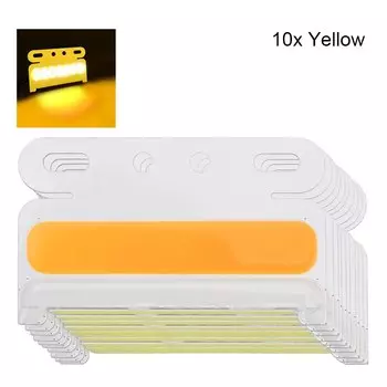 10 шт., автомобильные светодиодсветодиодный лампы 24 В COB