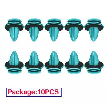 10 шт. автомобильные зажимы для крепления бампера, автомобильный Стайлинг, заклепки для панели крыльев и дверей, универсальные автомобильные зажимы для крепления бампера