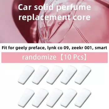10 шт. автомобильный освежитель воздуха, подходит для Geely preface Lynk co 09 Zeekr X 001, сменный ядро автомобильного аромата, автомобильные вентиляционные духи