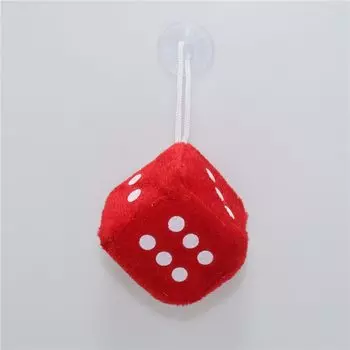 10 шт., автомобильный Стайлинг, нечеткие игральные кости в горошек, вешалки для зеркал заднего вида, украшение интерьера автомобиля, автоаксессуары, украшения для интерьера