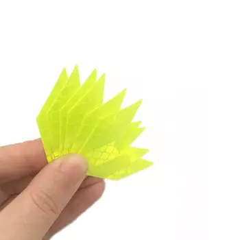 10 шт. автомобиля светоотражающая лента автоаксессуары наклейки на авто стрелка сигнальная отражатель наклейки для автомобиля бампер багажник мотоцикла одежда декоративные