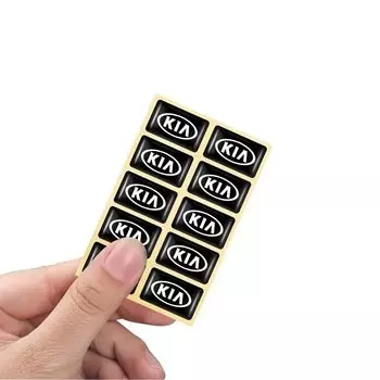 10 шт., аксессуары для салона автомобиля, наклейки на кнопки подъема дверей и окон для Kia Rio Picanto Sportage Niro Morning Ceed KN K3
