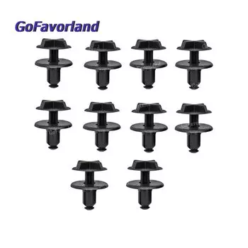 10 шт. бампер бак крышка двигателя Fender отделка крепежных деталей зажимы XR8129410 для Jaguar S-TYPE 1999-2008 X350 XJ 2003-2009 X150 XK XKR