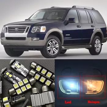 10 шт., белые светодиодные лампы Посылка на Ford Explorer 2006 2007 2008 2009 2010