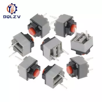 10 шт. бесшумный переключатель Kailh 6*6*7.3 для мыши