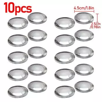 10 шт. биконвексные стеклянные линзы 25 мм 45 мм JAKYLOVE для Google Cardboard