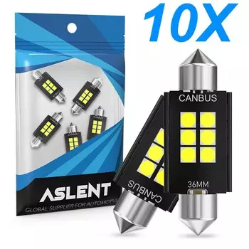 10 шт. Canbus Festoon 31 мм 36 мм 39 мм 41 мм светодиодный Bulb для Audi A3 8L 8V 8P A4 B5 B6 B7 B8 A5 8TA 8T3 A6 A7 A8 Map