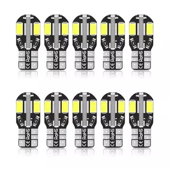 10 шт. Canbus W5W Led T10 автомобильный свет 6000K белая лампа 12 В для skoda Octavia a5 a7 2 rapid Fabia YETI superb vw