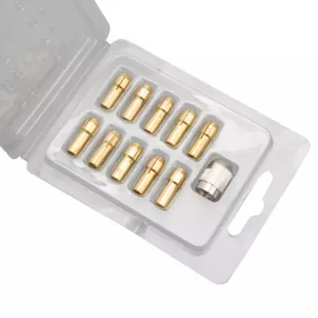 10 шт. цанговые сверлильные патроны LYHLYA латунные 4.8/4.3 мм 0.5-3.2 мм