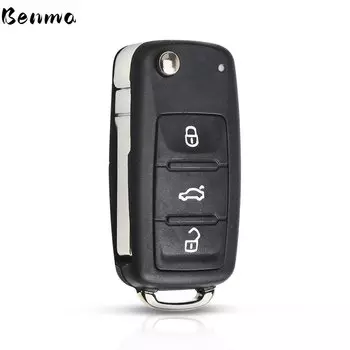 10 шт./чехол для ключа для VW Saveiro Amarok Tiguan, замена, JAMW Simplicity 3 Button 202AD