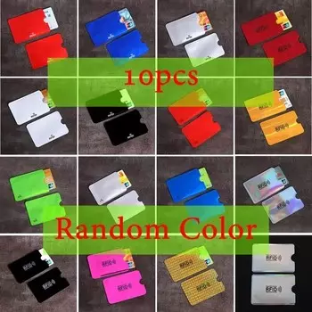 10 шт., цветной RFID-блокирующий чехол для карт ELESECUR New 10Pcs Color Anti-magnetic