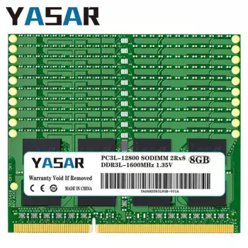 10 шт. DDR3L 4 ГБ 8 ГБ 16 ГБ Память Ram 1066 1333 1600 МГц PC3L 8500 10600 12800 Sodimm Память для ноутбука DDR3 Оперативная память для ноутбука