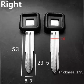 10 шт. для автомобильных запчастей, резиновая модель, брелок Isuzu, карбид для автомобильных ключей