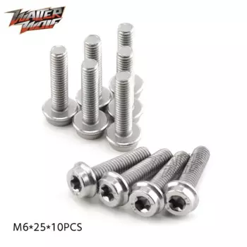 10 шт. для BMW, левая и правая крышка корпуса двигателя, винтовая крышка, болт, колпачки статора M6 * 12 16 20 25 30 35 40 мм, аксессуары для мотоциклов