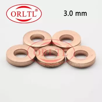10 шт. для Delphi 9001850C дизельная Форсунка медная шайба 9001-850C впрыскивающее Кольцо Толщина 3 мм 9001 850C
