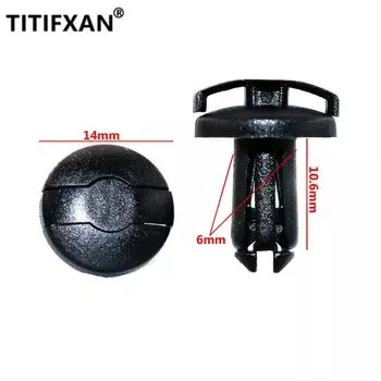 10 шт. для мотоцикла Honda 90683-gaz-003 мотоцикл Nc 700k принцесса Joy 100 Jiaying 125 пластиковые винтовые заклепки для скутера