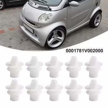 10 шт. для Smart для Fortwo 450/451 для Cabrio Coupe, зажимы для брызговика заднего бампера, зажимы для арок колеса, зажимы для арок заднего бампера
