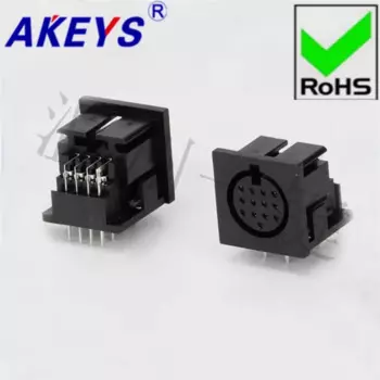 10 шт. DS-13-04a Square SD Большой клеммный разъем Щедрый 13-жильный 15-контактный разъем 13-контактный игольчатый DIN Master