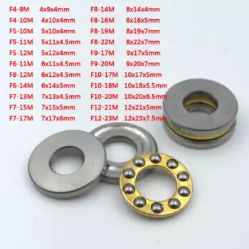 10 шт. F8-16M 8x16x5 мм F8-16 высококачественный миниатюрный планарный подшипник 8*16*5 мм осевой шарикоподшипник V-CORE 3 3D-принтеры