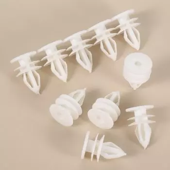 10 шт., фиксаторы обшивки двери автомобиля, заклепки, штифт для GMC Envoy Chevrolet Suburban Silverado Ford Edge Fiesta Lincoln