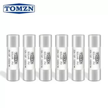 TOMZN Фотоэлектрические предохранители постоянного тока 1000В 3A 6A 10A 15A 16A 20A 25A 30A 32A