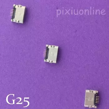 10 шт. G25Y Micro USB 5pin гнездовой разъем, простой тип рта для зарядки телефона, со скидкой, Италия