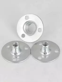 10 шт., гайки с тремя отверстиями, оцинкованная Блокировка мебели, черная гайка M6 M8 M10