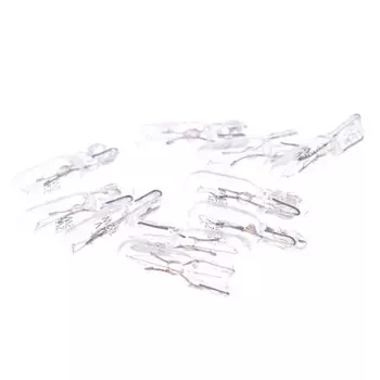 10 шт., галогенные лампы W2W T5 12 в 1,2 Вт для приборной панели