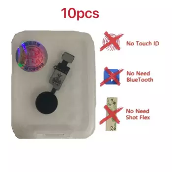 10 шт., гибкий кабель для кнопки «Домой» 3-го поколения для iPhone 7 8 Plus