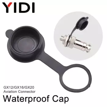 10 шт. GX12 GX16 GX20 авиационная круглая заглушка, водонепроницаемая Пылезащитная крышка, фоторазъем, Резиновая Защитная крышка