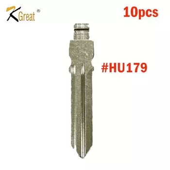 10 шт. HU179 необрезанный откидной пустой ключ для Renault Megane Espace Laguna Duster Logan Dacia Sandero Fluence Kango Nissan Almera