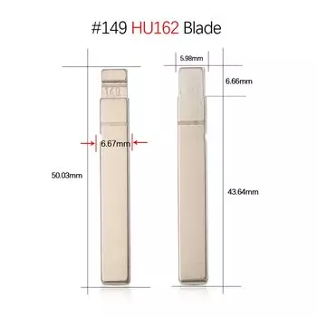 10 шт. HU49 HU66 HU162T KD900 лезвие для откидного ключа # 01 31 86 133 149 для Volkswagen VW Golf Passat B5 Beetle Polo Bora Seat Skoda Audi