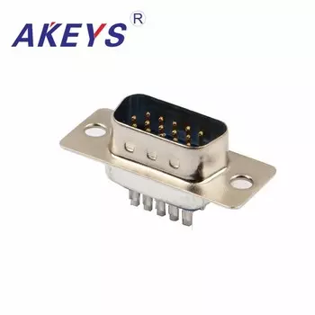 10 шт. интерфейс VGA DB15 Pin Blue Core Male адаптер VGA интерфейс железный корпус