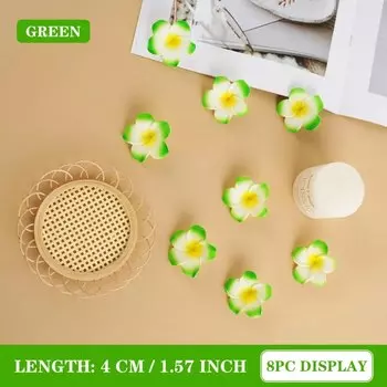 10 шт. Искусственные цветы плюмерия, пена, для свадьбы