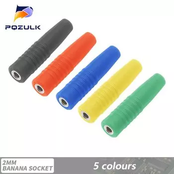 10 шт. изолированные разъемы типа «банан» PQZULK 2мм латунь