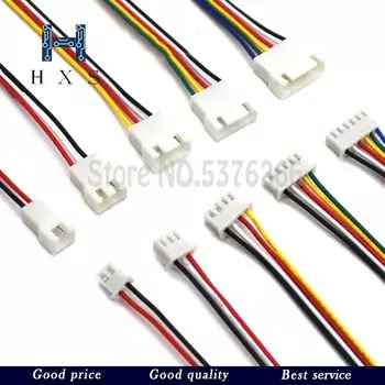 10 шт. JST1.25 PH2.0 XH2.54 2P 3P 4P 5P 6-контактные разъемы, силиконовые