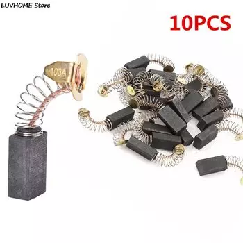10 шт., карбоновые щетки, 6, 5 х7, 5 х13, 5 мм