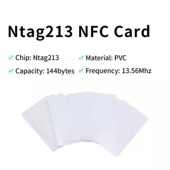 10 шт., карта Ntag 213, 13,56 МГц, карта для гостиницы, карточки NFC Ntag213