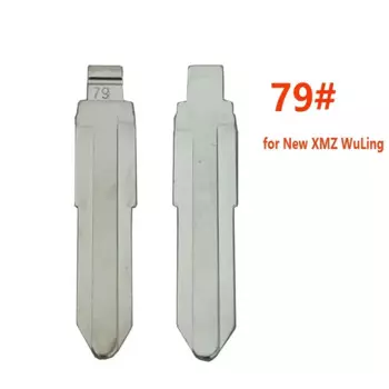 10 шт. KD Key Blade 79 # Металлический универсальный складной автомобильный ключ для KD Remote NO.79 Неразрезанная заготовка для нового XMZ WuLing Hongguang