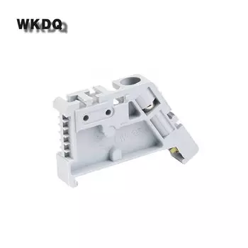 10 шт., клеммные блоки WKDQ EW35 желтые для DIN-рейки