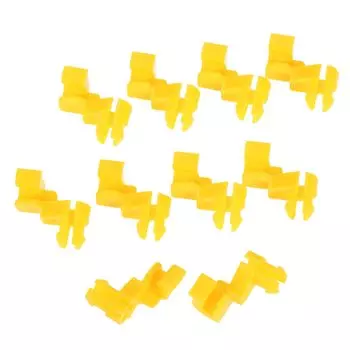 10 шт. клипсы для автомобильного дверного замка, Размер стержня 5 мм, левая (драйвер) сторона 69293-12040 для Lexus ES300 Toyota Camry Celica Corolla Highlander