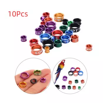 Кольца для ног птиц SD&HI, 10 шт., 4/5/6/7/8 мм