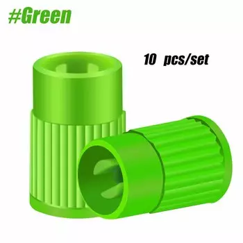10 шт. колпачки для клапанов шин, пластиковые пылезащитные чехлы для автомобильных шин, универсальные колпачки для клапанов для автомобилей, грузовиков, мотоциклов, внедорожников и велосипедов