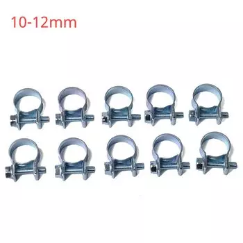 10 шт./компл. автомобильные зажимы для топливных шлангов, набор зажимов для шлангов, мини зажимы из углеродистой стали для дизельных труб