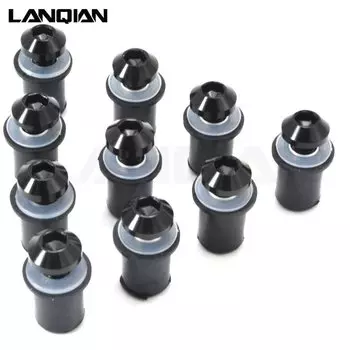 10 шт., комплект болтов для обтекателя ветрового стекла, болт гайки для крепления лобового стекла для BMW S1000RR HP4 HP2 Sport K1200S Benelli Tornado 1130